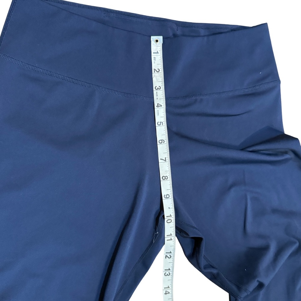 Nike Pro Blue Capri Leggings Women’s Large Dri Fit Training Tights - Picture 5 of 11